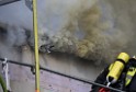 Dachstuhlbrand Koeln Poll Geislarerstr P164